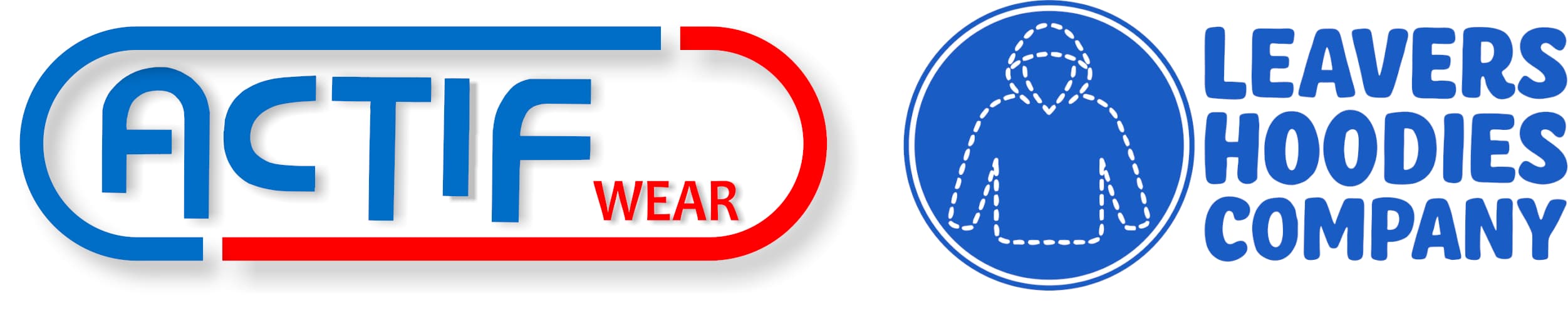 Actif logo Leavers Hoodies Co combined (1) Actifwear Ltd / LeaversHoodiesCompany logos